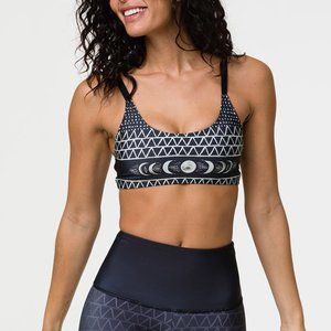 GRAPHIC ELASTIC BRA - LAS LUNAS| S/M